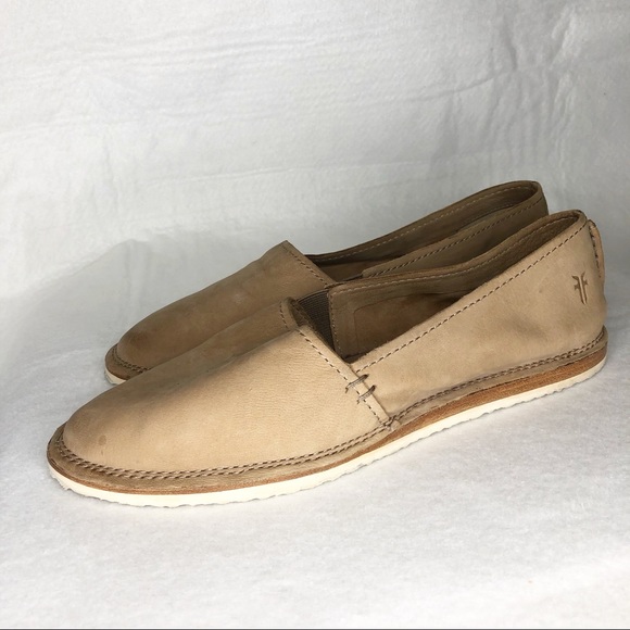 FRYE Milly A-Line Tan Flats - Picture 5 of 8